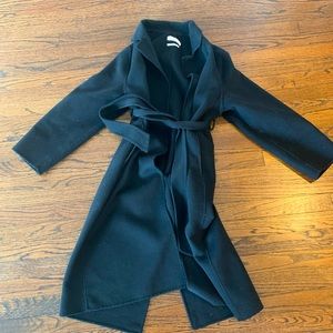 Mango black coat XS